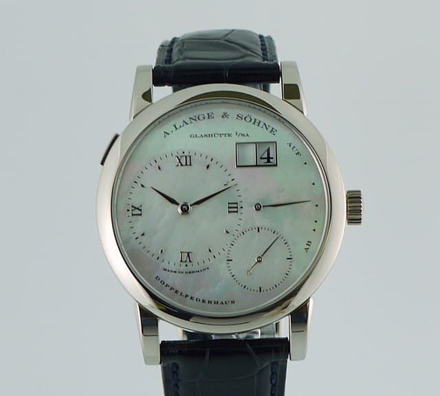 A. Lange and Sohne Lange 1 WG MOP Dial