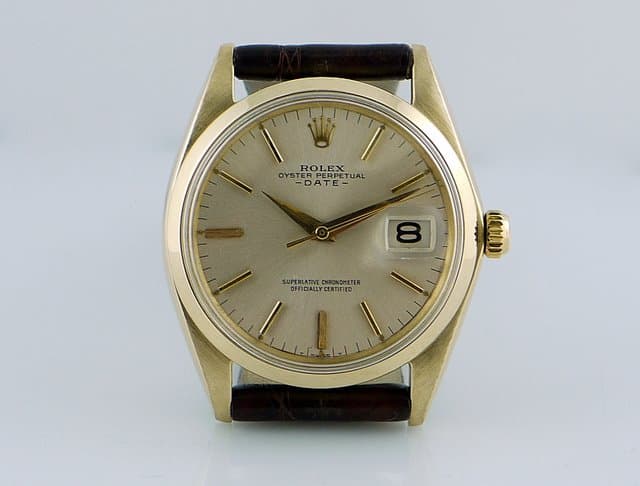 Rolex Oyster Perpetual Date 14k YG