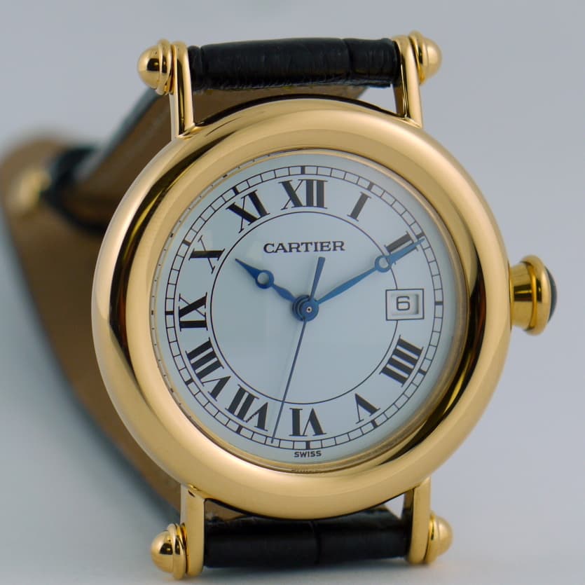 Cartier Diabolo YG/Strap Quartz