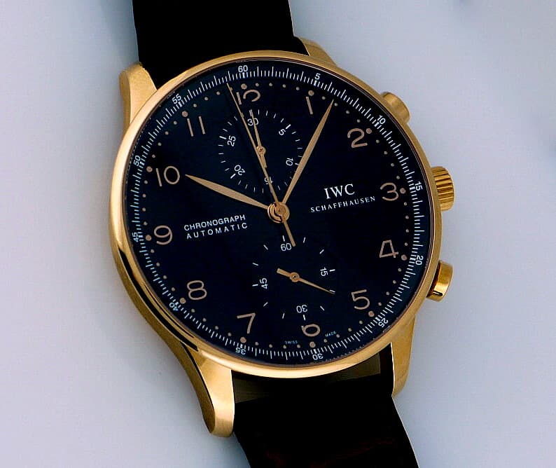 IWC Portugieser Chrono Rose Black Dial