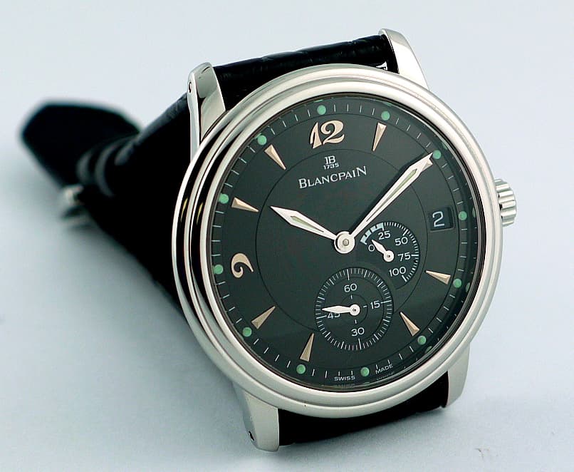 Blancpain Power Reserve Steel Black Dial