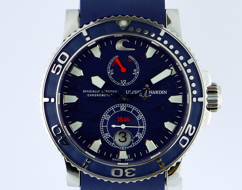 Ulysse Nardin Marine Blue Surf Limited Edition Rubber Strap