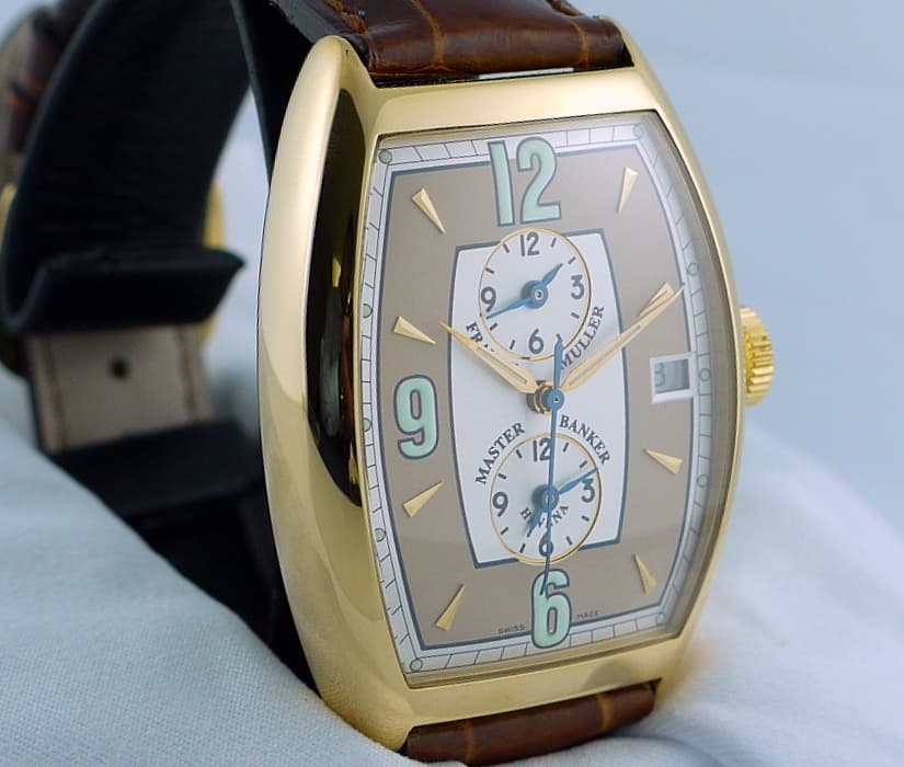 Franck Muller Master Banker YG Strap