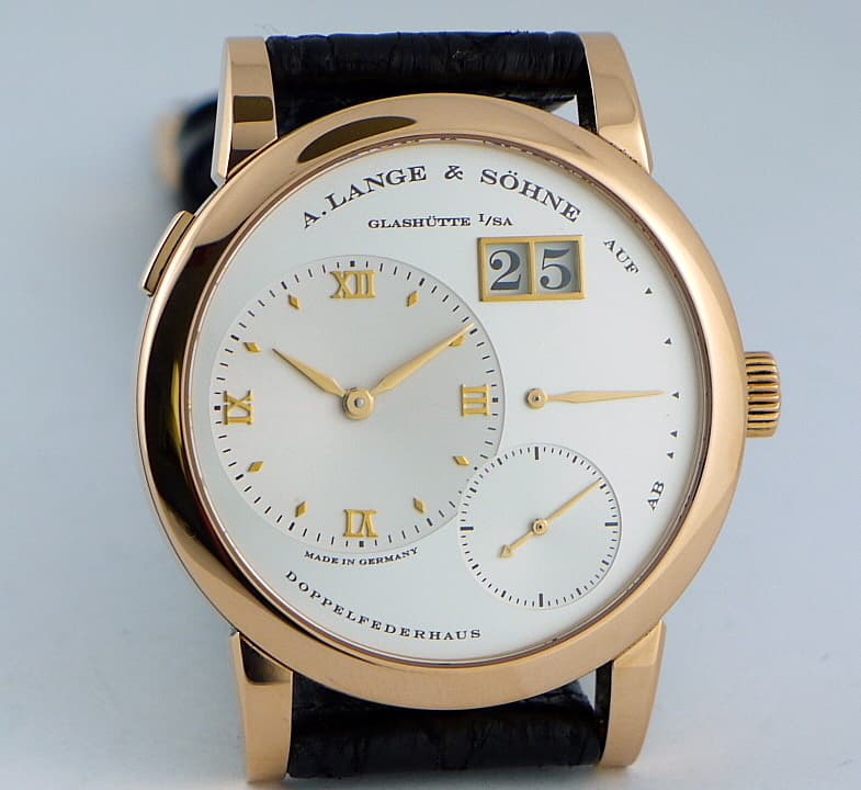 A. Lange and Sohne Lange 1 Rose White Dial