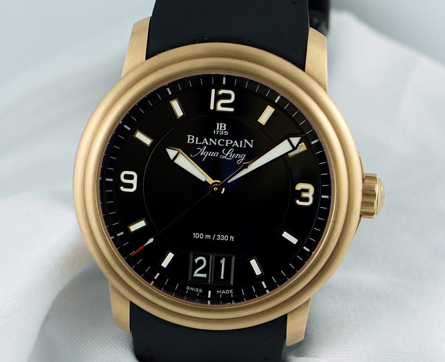 Blancpain Aqualung Rose Rubber