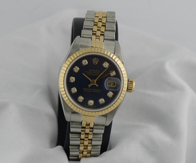 Rolex Lady's Datejust 2T Diamond Markers
 
