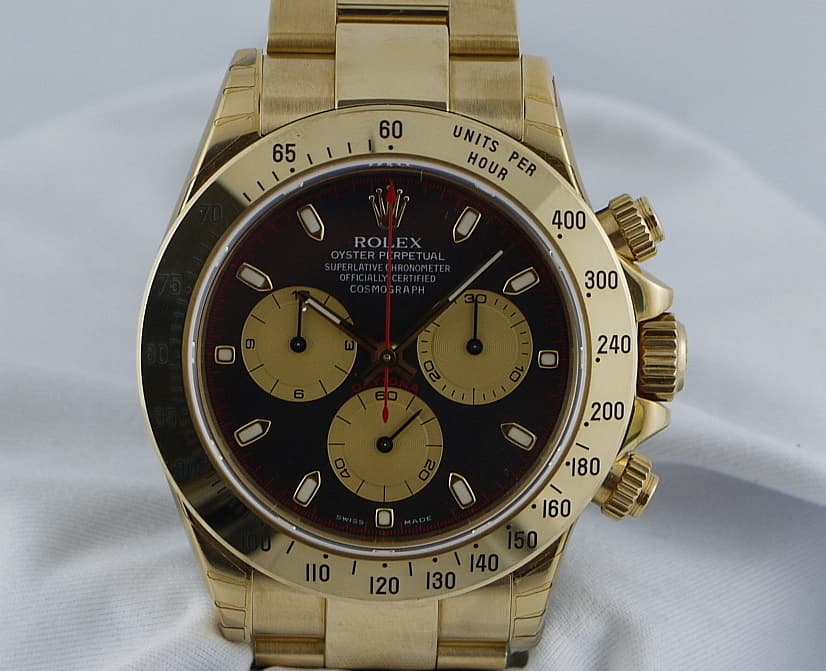 Rolex Daytona YG/YG  
K series 