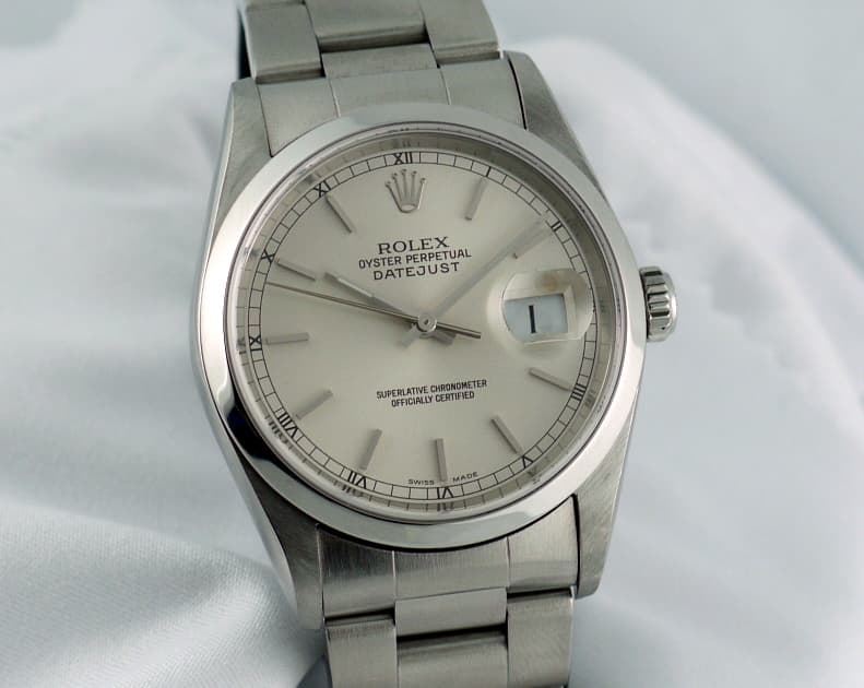 Rolex Datejust Silver Dial