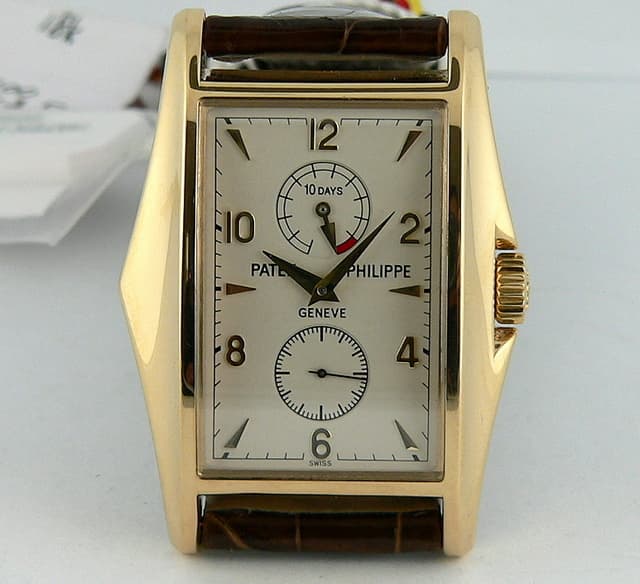 Patek Philippe 5100J, 10 Day Power Reserve in Yellow Gold