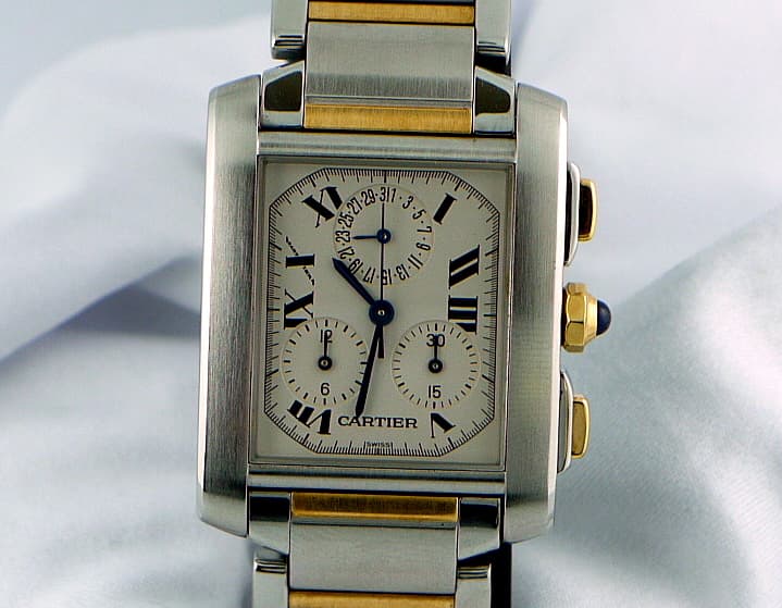 Cartier Tank Francaise Chrono Quartz SS/YG