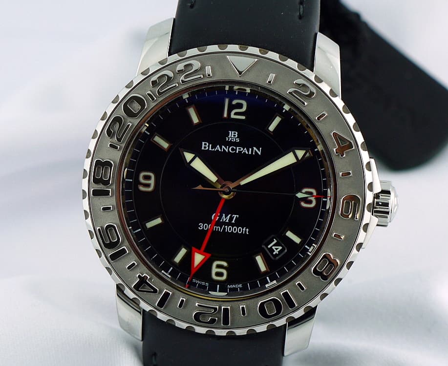 Blancpain GMT SS/Rubber Black