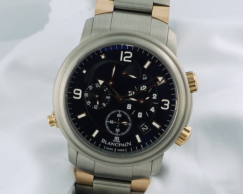 Blancpain Alarm 
Titanium/Rose