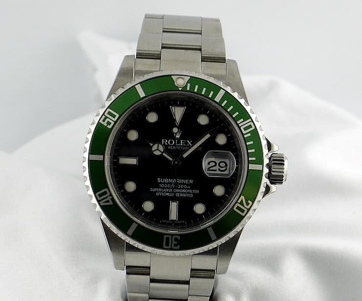 Rolex Submariner Steel
Green Bezel
