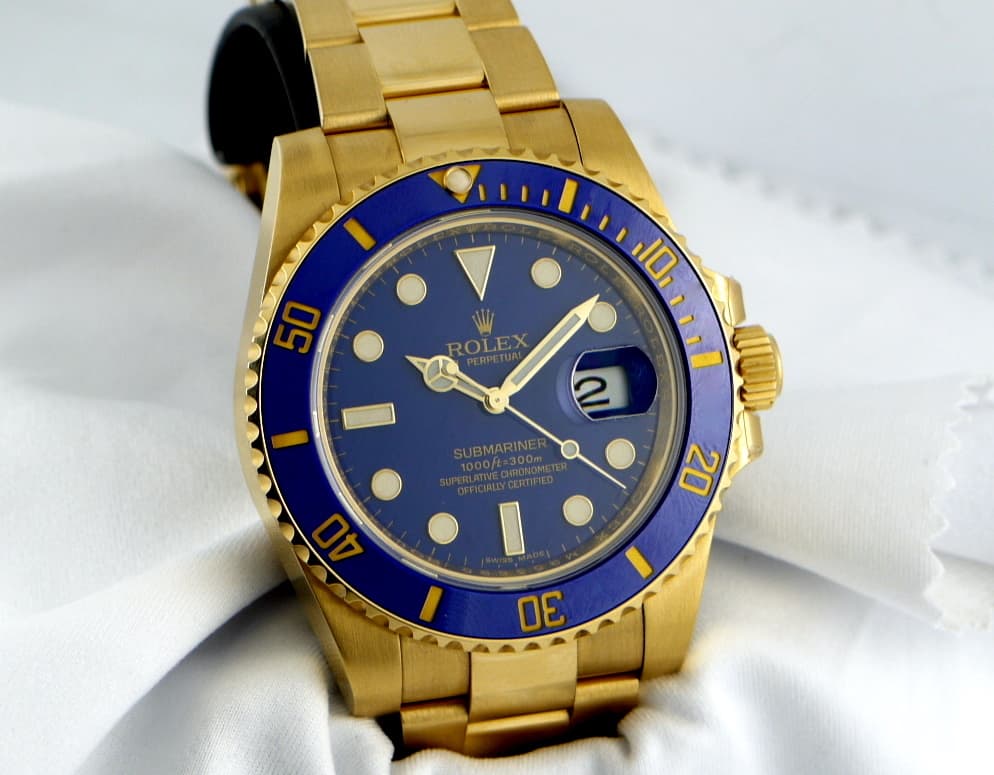 Rolex Submariner Blue
YG/YG