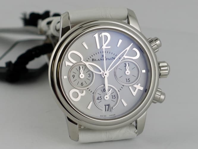Blancpain New Flyback 
Silver Arabic