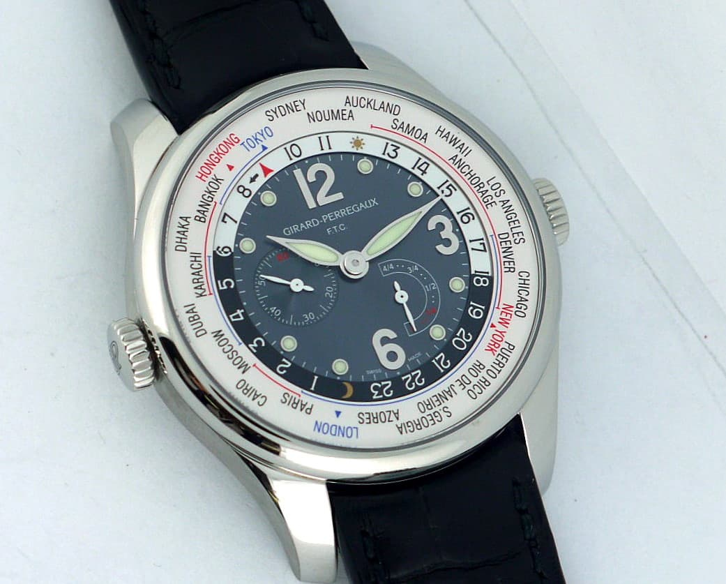 Girard Perregaux World Time WW.TC Power Reserve 
Blue Dial