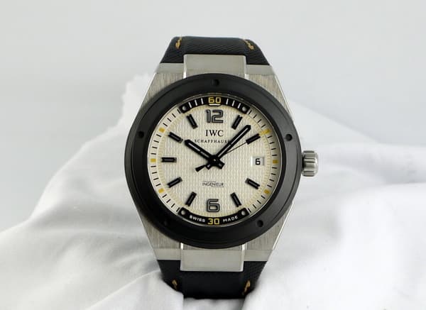 IWC Ingenieur SS/Strap Ceramic Bezel
White