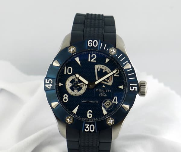 Zenith Defy Classic Power Reserve SS/Strap
Blue Dial