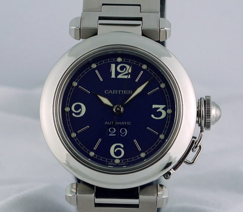 Cartier Pasha C Blue Dial SS/SS