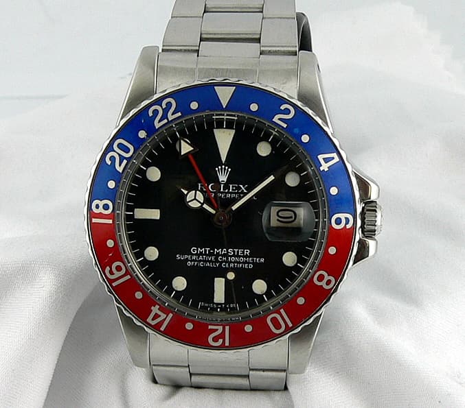 Rolex GMT Master Red Blue 