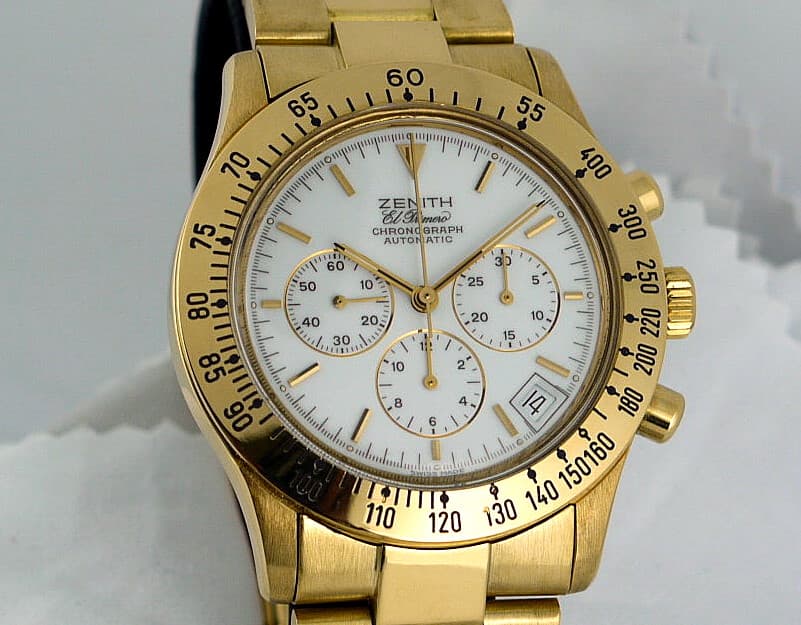 Zenith Zenith El Primero 18K YG/YG White Dial  