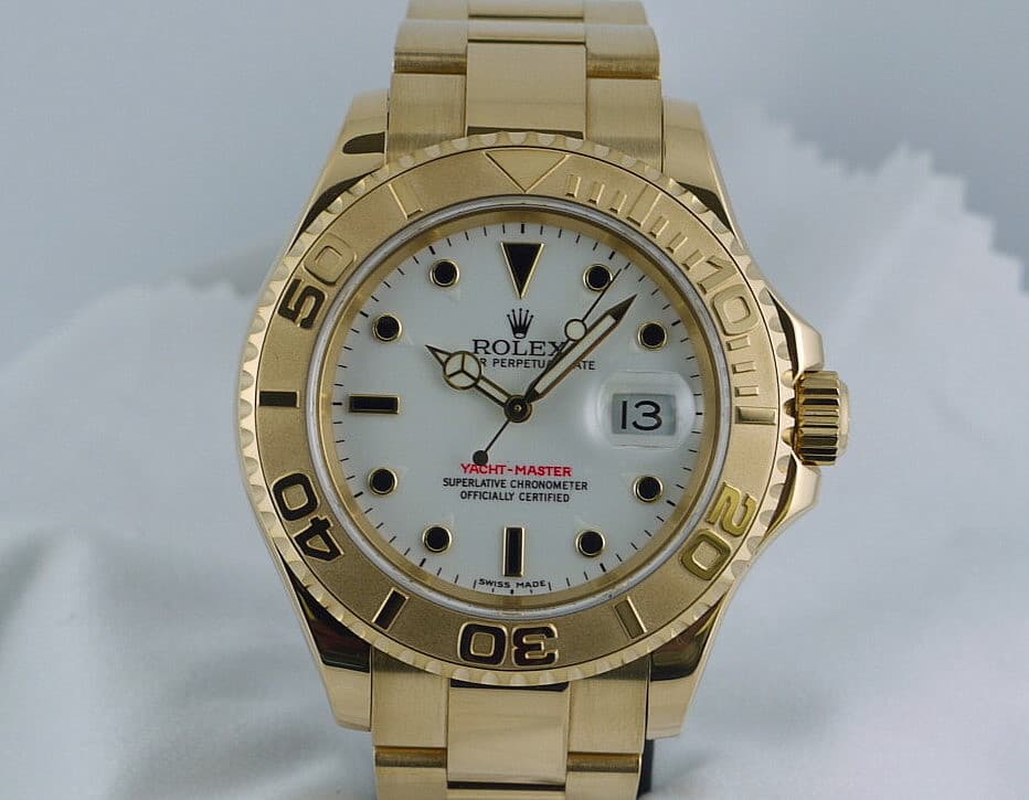 Rolex Yacht-Master YG/YG White Dial