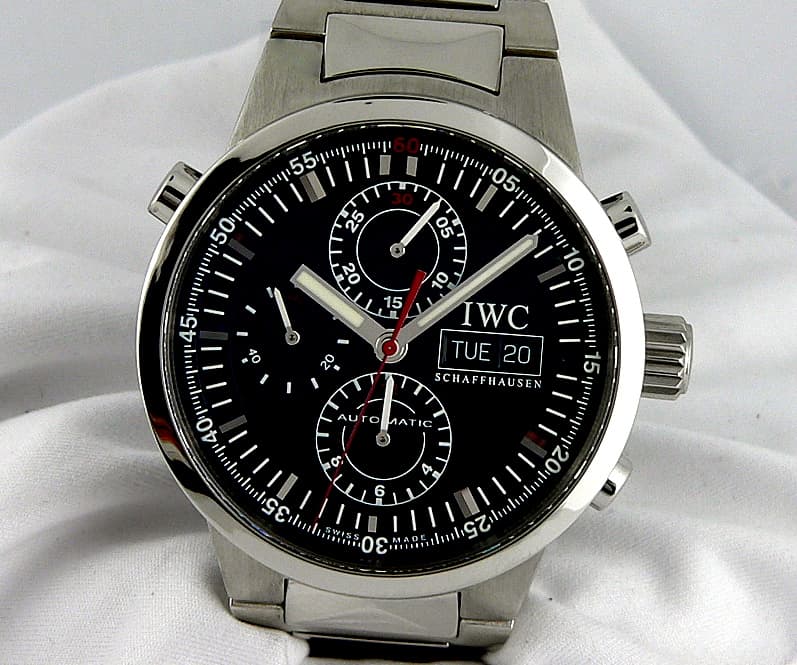 IWC GST Split SS/SS Black Dial