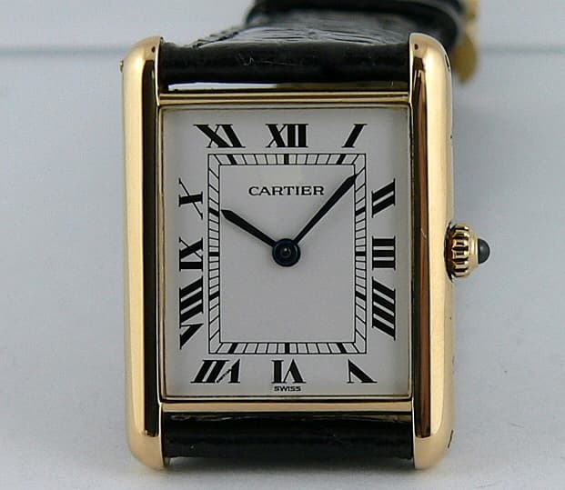 Cartier Tank Y.G Qtz 
