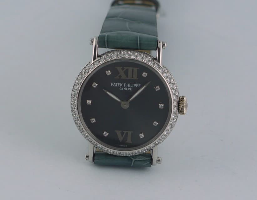 Patek Philippe 4861 WG Lady's Calatrava with Diamond Bezel