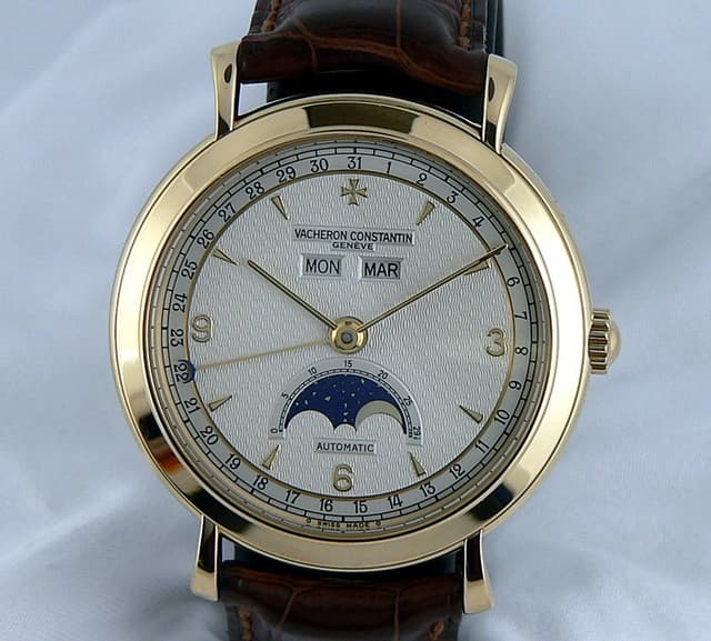 Vacheron Constantin Triple Date 
Moon Yellow