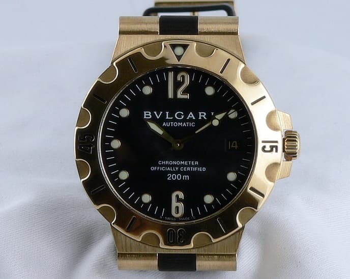 Bulgari Diagono 
Auto YG
Black Dial