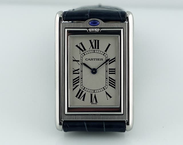 Cartier Tank Basculante Steel 