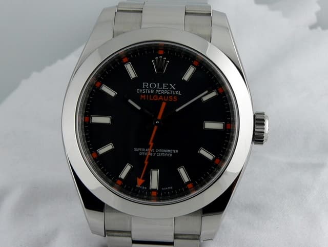 Rolex Milgauss Black Dial
SS/SS