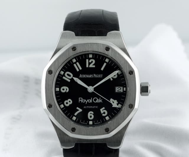 Audemars Piguet Royal Oak Black SS/Strap