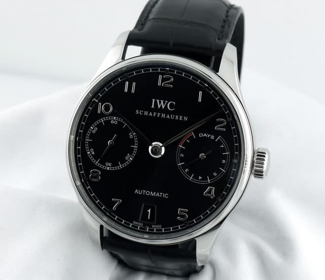 IWC Portugieser 5001 7 Days Steel Black