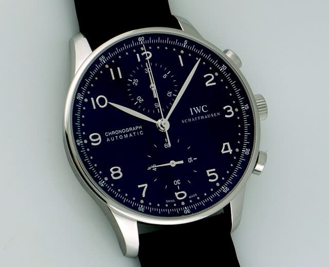 IWC Portugieser Black Dial
Black Subdials