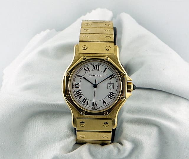 Cartier Santos YG/YG Auto
