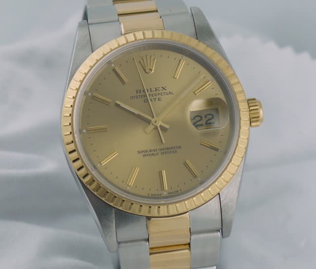 Rolex Oyster Date 2 Tone