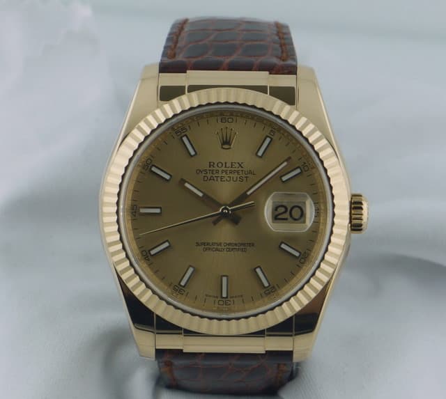 Rolex Datejust YG Gold Dial