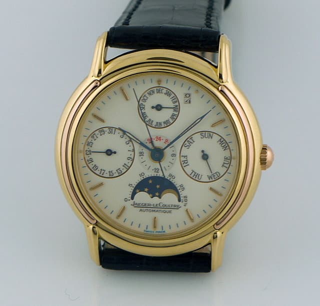 Jaeger LeCoultre Quantieme Perpetual Odysseus YG RG/Enamel