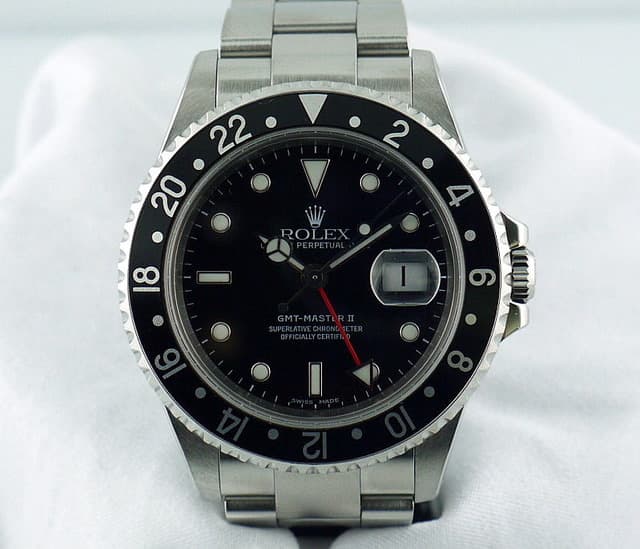 Rolex GMT Master II SS/SS 
Black Y Series (2002)
