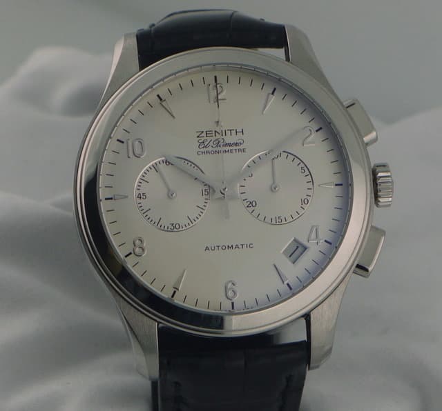 Zenith Class T El Primero
Silver 
