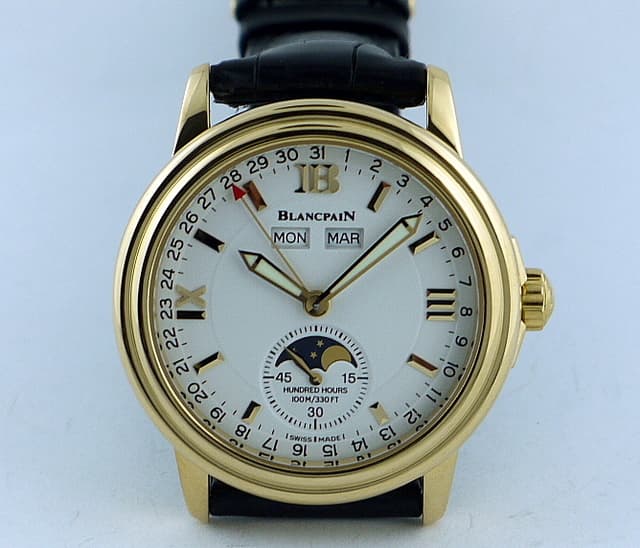 Blancpain 2100 Triple Date Moon YG