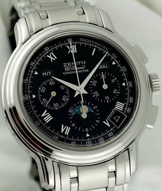 Zenith Chronomaster Moon Black German Calendar
SS/SS
   