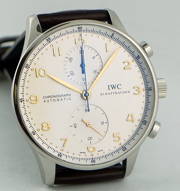 IWC Portugieser Chrono Steel White