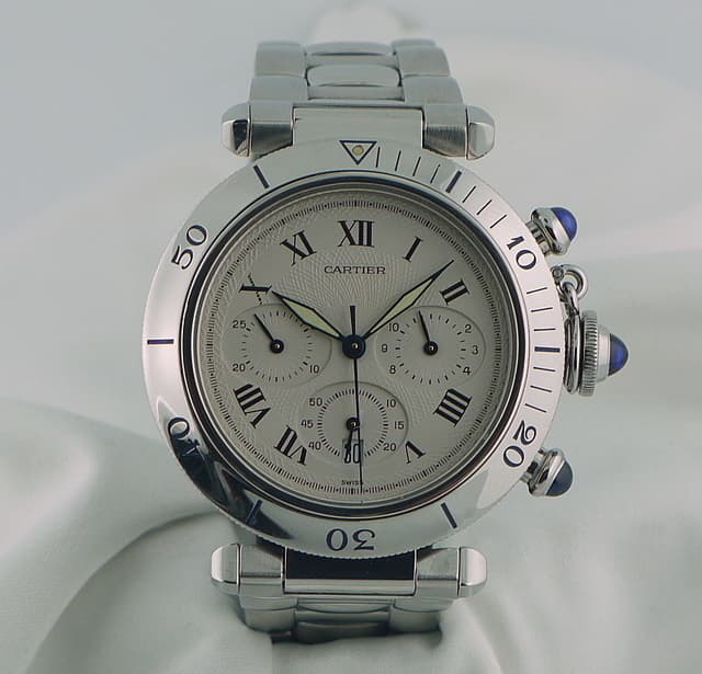 Cartier Pasha Chrono Quartz SS/SS