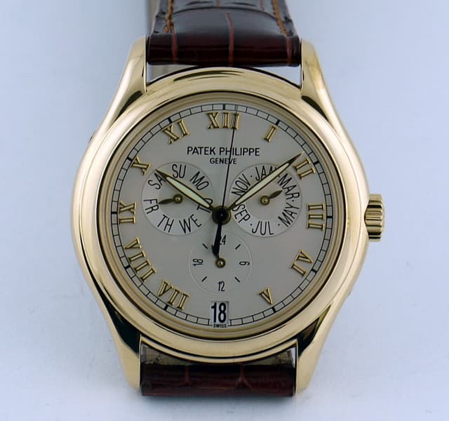 Patek Philippe Annual Calendar Cream Dial 18K Yellow Gold 37MM