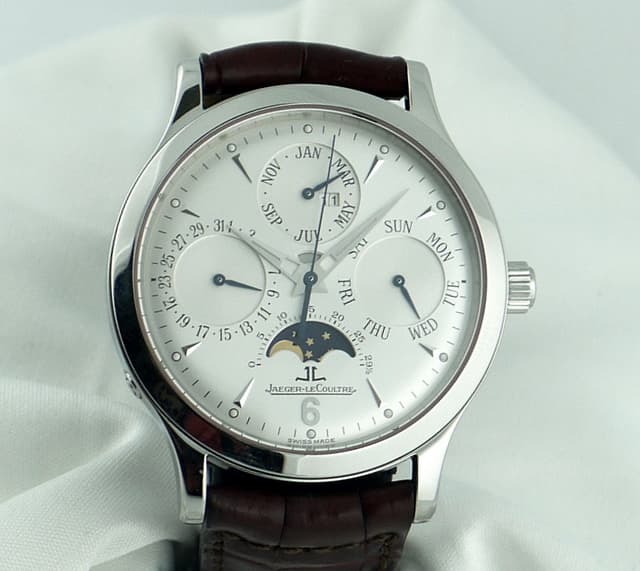 Jaeger LeCoultre Master Perpetual Steel Silver
