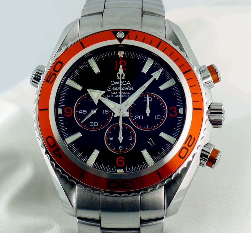 Omega Seamaster Planet Ocean Chronograph Orange