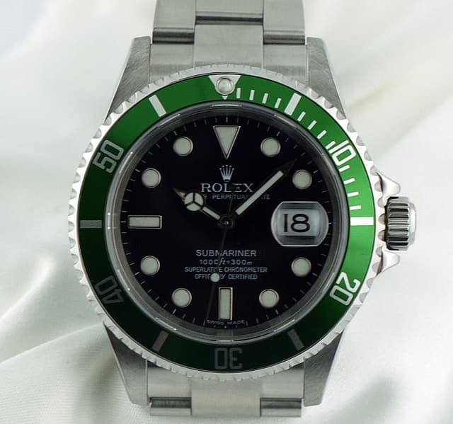 Rolex Submariner Steel
Green Bezel
